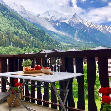 Mont Blanc 43, Vue Mont Blanc , Balcon, Parking Apartment Chamonix Ngoại thất bức ảnh