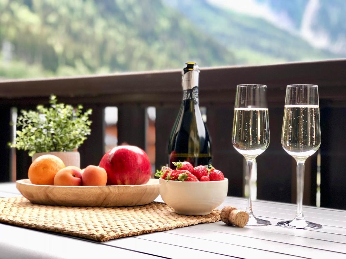 Mont Blanc 43, Vue Mont Blanc , Balcon, Parking Apartment Chamonix Ngoại thất bức ảnh